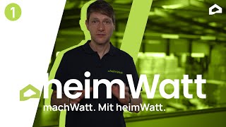 Wärmepumpe Photovoltaik und Energiemanagement von heimWatt Regional aus Meisterhand [upl. by Mialliw]