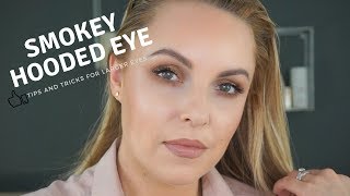 Gold Bronze Smokey Eye for Hooded amp Deep Set Eyes Elle Leary Artistry [upl. by Wandie159]