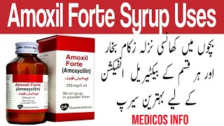 Amoxil forte Syrup Uses in urdu  Amoxycillin full details in urdu [upl. by Nalda]