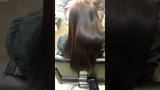 Botox hair treatment styling video female anees family saloon laek  YouTube share💯💯 [upl. by Carlock963]