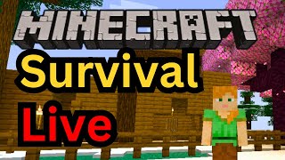 Minecraft survival world  Part 21  minecraft winter survival [upl. by Ladd]