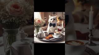 Cat waiter cat catai cato catlover cutecat catan funny cats [upl. by Feld]