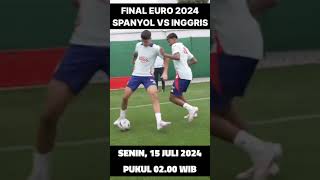 final euro 2024 spanyol vs inggris spanyol inggris euro2024 [upl. by Ambrosia]