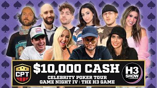 H3H3 Seeks Domination Over Tana Mongeau amp NELK in Poker Showdown  Celebrity Poker Tour [upl. by Truk]