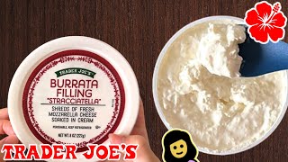 Burrata Filling  Trader Joe’s Product Review [upl. by Ellesirg]