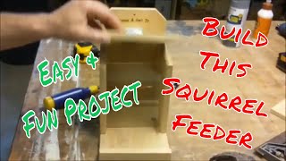 How To Build A Squirrel Feeder Lift Top Squirrel Feeder [upl. by Jareb]