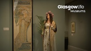 Art Nouveau Makeover  Recreating Muchas Gismonda  Exhibitions [upl. by Seldan55]