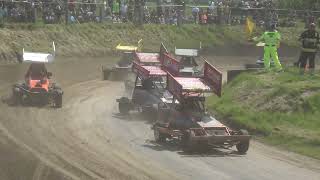 F2 Stockcars heat 3 Pinkstermaandag 2024  NAC Autocross Kollum  RaRaRacing [upl. by Ynaffi209]