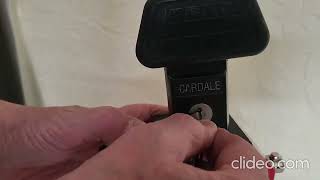 106 Cardale Garage Door Handle How It Works amp Opening [upl. by Macdonald]