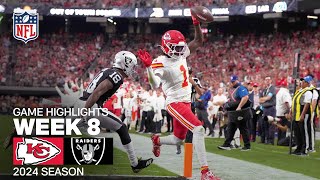 Kansas City Chiefs vs Las Vegas Raiders  2024 Week 8 Game Highlights [upl. by Treva]