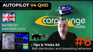 RT4 V4 APP  Tutorials 22 🇬🇧  6 Tips amp Tricks 2  Bait distribution  Spreading behaviour [upl. by Ahsihat]