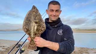 Shore Fishing UK  Flounder and Bass Fishing in an Estuary  The Fish Locker [upl. by Seaton]