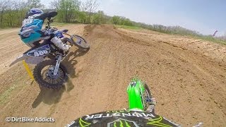 Austin Forkner vs Chase Sexton  SuperMini 2 Stroke  Dirt Bike Addicts [upl. by Babara]