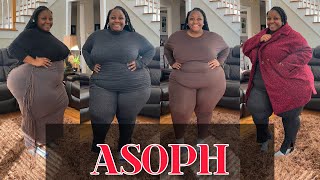 Cute Winter MUST haves  Plus Size 3X Clothing TryOn Haul  ASOPH Winter Arrivals [upl. by Lanevuj]