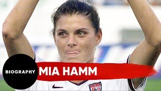 Mia Hamm  One of the Greatest Female Soccer Players In History  Biography [upl. by Priscella]