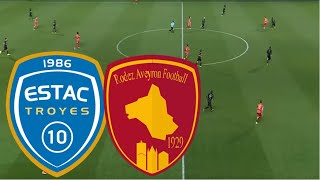 ESTAC Troyes AC 03 Rodez Aveyron Résumé du match  LIGUE 2  20242025 [upl. by Iluj]