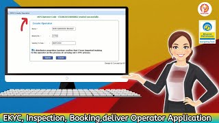 EKYC  Inspection Refill Booking OTP base Delivery  Bharat Operator Application Registration [upl. by Benedetta]