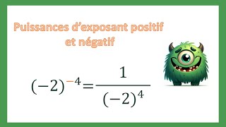 Puissances dexposant positif ou négatif  Questions flash [upl. by Flossie671]