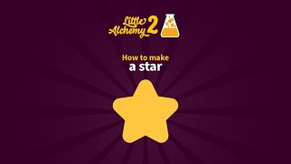 How to make a STAR in Little Alchemy 2  Official Hints  step by step walkthrough guide [upl. by Lisha]