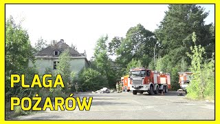 LEGNICA PLAGA POŻARÓW W KOMPLEKSIE SZPITALNYM W LASKU ZŁOTORYJSKIM [upl. by Llennoj]