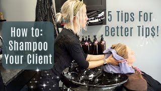 How To Shampoo Your Client StepByStep [upl. by Deidre451]