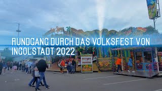 Volksfest Ingolstadt Rundgang 2022 [upl. by Mozza]