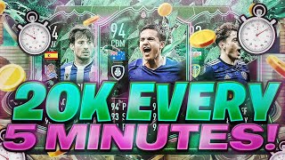 20K EVERY 5 MINS FIFA 22 BEST TRADING METHODS FIFA 22 SNIPING FILTERS amp FLIPPING [upl. by Inafit]