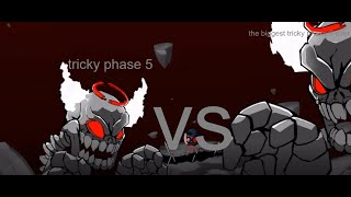 Friday Night Funkin tricky phase 5 vs the biggest tricky phase 5 another fight [upl. by Macdermot]