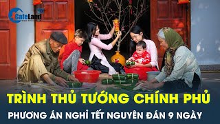 Trình Thủ tướng Chính phủ phương án nghỉ Tết Nguyên đán 2025 kéo dài 9 ngày  CafeLand [upl. by Reine]