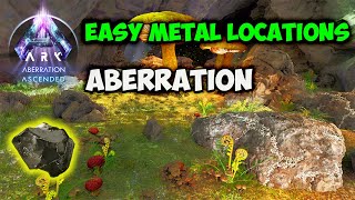 The Top 5 BEST Metal Locations on Aberration in ARK Ascended [upl. by Ecenaj]