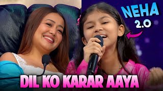 Dil Ko Karar Aaya Neha Kakkar 2O  She Sang Exactly Like Neha Haisal Rai Superstar Singer 3 [upl. by Deering489]