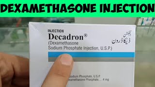 Decadron Dexamethasone Injection Uses Benefits Side Effects In Urdu Hindi  Dexamethasone In Hindi [upl. by Aiam]