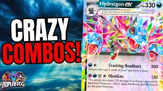 Surging Sparks BEST Kept Secret Hydreigon EX Deck Profile [upl. by Lodge]