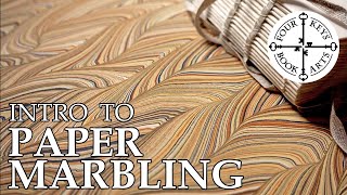 Introduction To Paper Marbling  Making A Custom Design For DUNE [upl. by Bartosch]