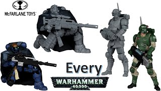 Every Warhammer 40K 40000 McFarlane Toys Comparison List [upl. by Tucky]