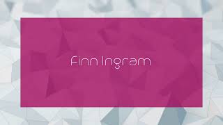 Finn Ingram  appearance [upl. by Alesram]