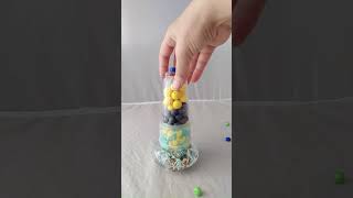 Oddly Satisfying Bead Tower Fall beadstowersatisfying asmr beads [upl. by Jabon187]