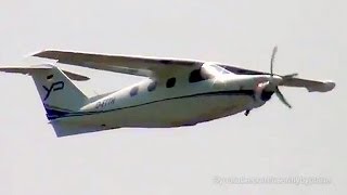 Private Extra EA400 DETTH  Takeoff  Hamburg Airport [upl. by Refynnej]