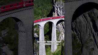 Explore the Landwasser Viaduct A Swiss masterpiece travel facts placesyouwanttovisitoneday [upl. by Grondin]