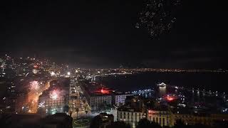 Capodanno 2019 a Napoli fuochi artificiali [upl. by Saville623]