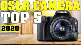 TOP 5 Best DSLR Camera 2020 [upl. by Ancelin]