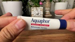 Aquaphor Healing Ointment Advanced Therapy Skin Protectant Body Moisturizer for Dry Skin Minor Cut [upl. by Canotas]