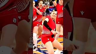 YULIA GERASIMOVA Viral video in the volleyball court  stadium [upl. by Richy247]