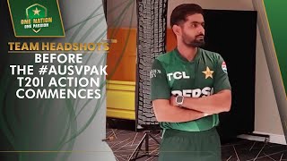 🎬 Team Headshots before the AUSvPAK T20I action commences 📸  PCB  MA2A [upl. by Vera806]