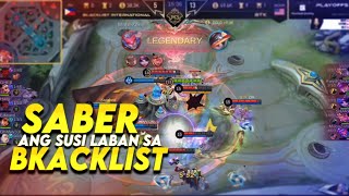 SABER ANG SUSI LABAN SA BLACKLIST BLACKLIST VS BTK  GAME 1 [upl. by Toile993]