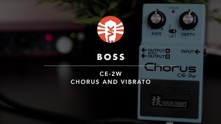 Boss CE2w Chorus  Guitar Pedal  Vintage King [upl. by Raddatz]