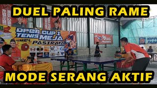 Tanding Mode Serang amp Tipe Agresif  Satria VS Afif  Open Cup Pasir Raya [upl. by Engelhart]