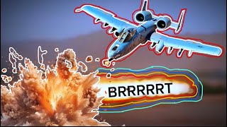 4 Minutes of A10 BRRRRRRT Gun Run Compilation [upl. by Enelym]