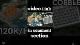 Minecraft Fully Automatic Cobblestone Farm  120 [upl. by Gweneth]