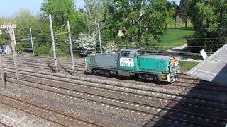 des trains qui passent  train militaire à ORANGE  03042017 [upl. by Allesiram]